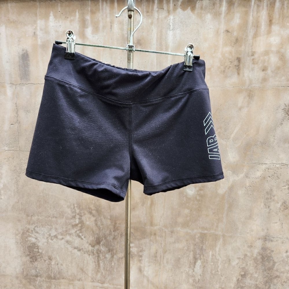 IAB mfg I am becoming black shortie shorts